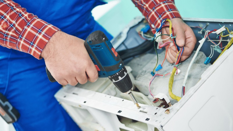 Gebze Samsung Samsung çamaşır makinesi kart tamiri – Su almama arızası orijinal parça ile giderildi. - Teknik servis örneği